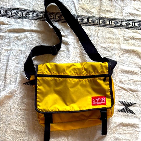 Yellow Shoulder Bag, Manhattan Portage, a NYC favorite - Picture 1 of 4